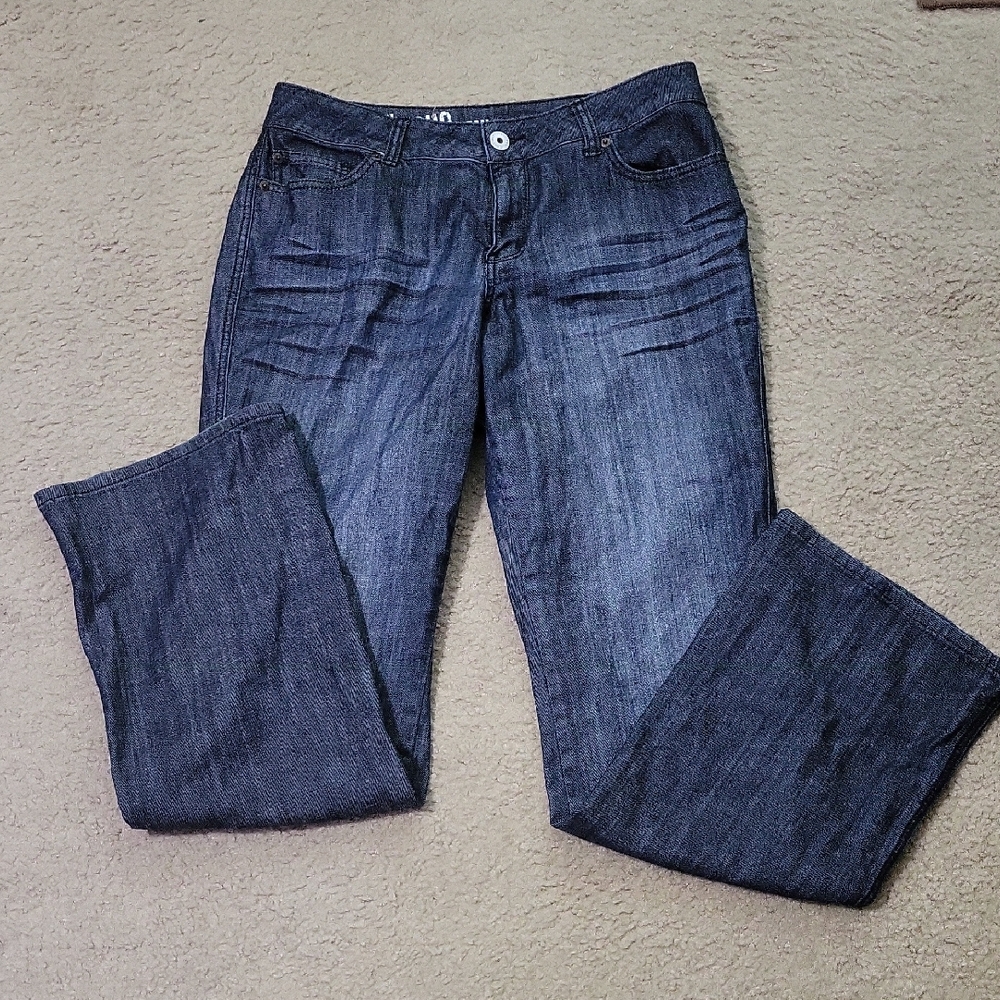 DKNY Dark Blue Straight Leg Jeans